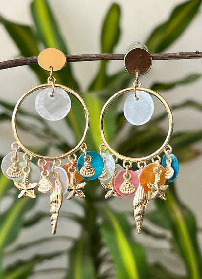 Sea charms earrings
