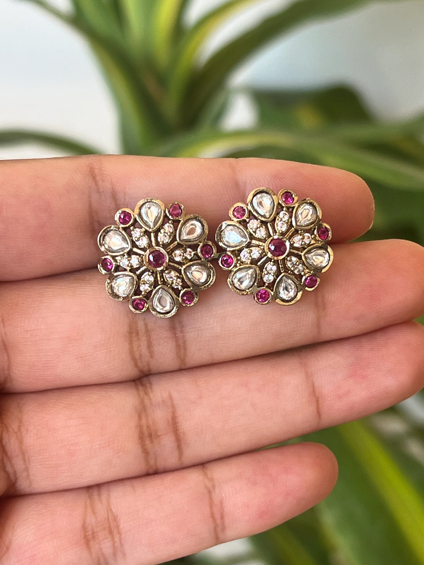 Polki studs