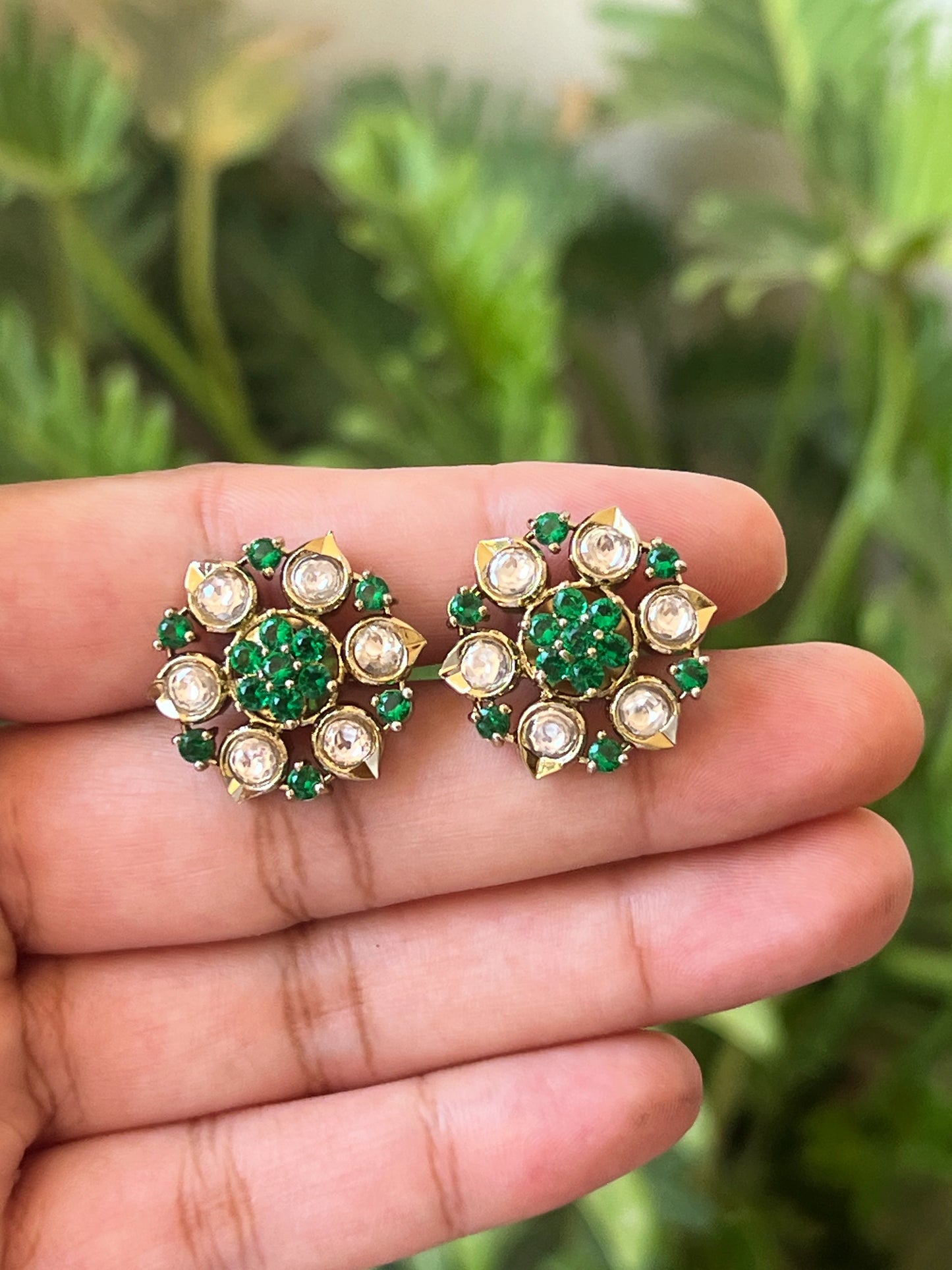 Polki studs