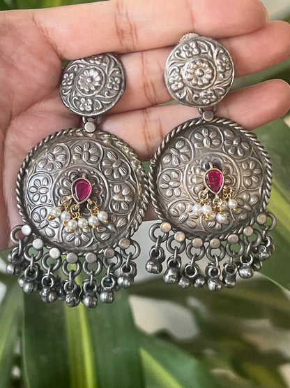 Kundhan Fusion earrings