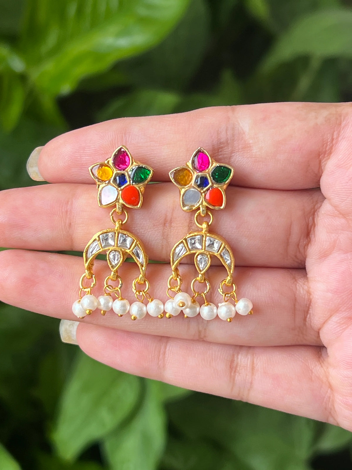Kundan earings