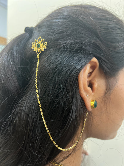 Padmini earrings GREEN