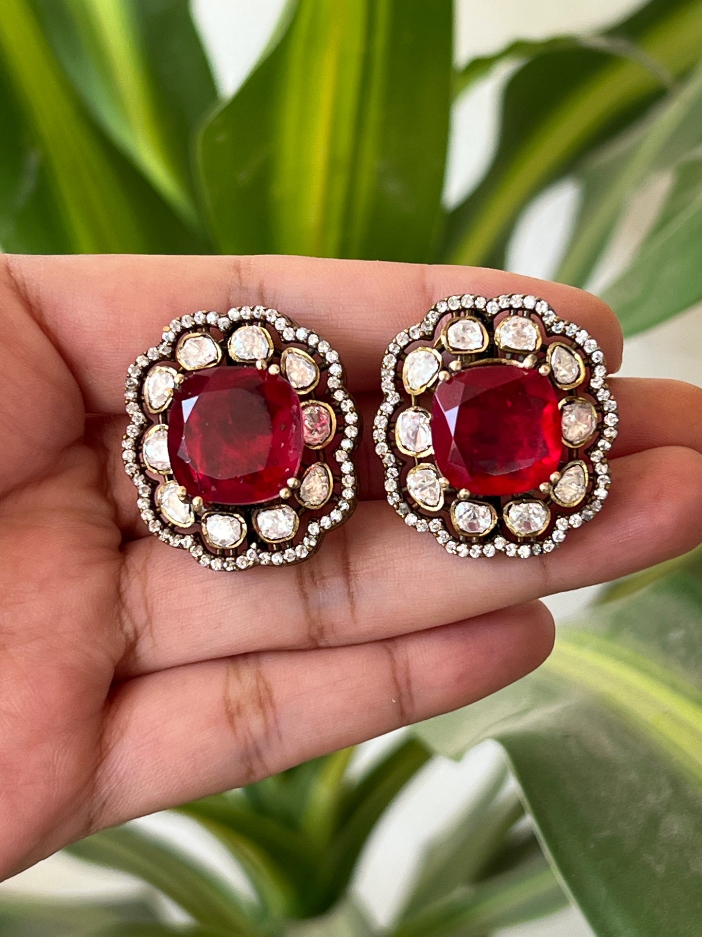 Polki studs