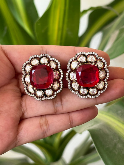Polki studs