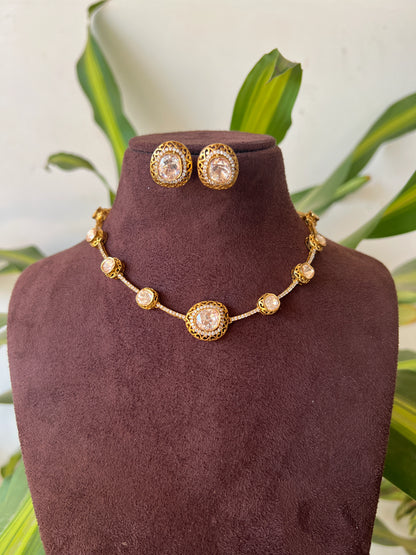 Polki necklace set