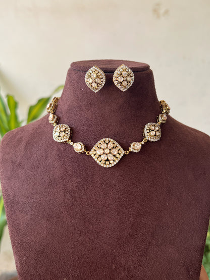 Polki necklace set
