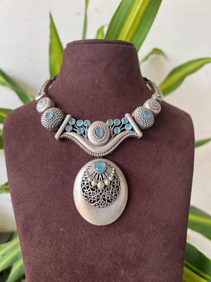 Oxidised necklace