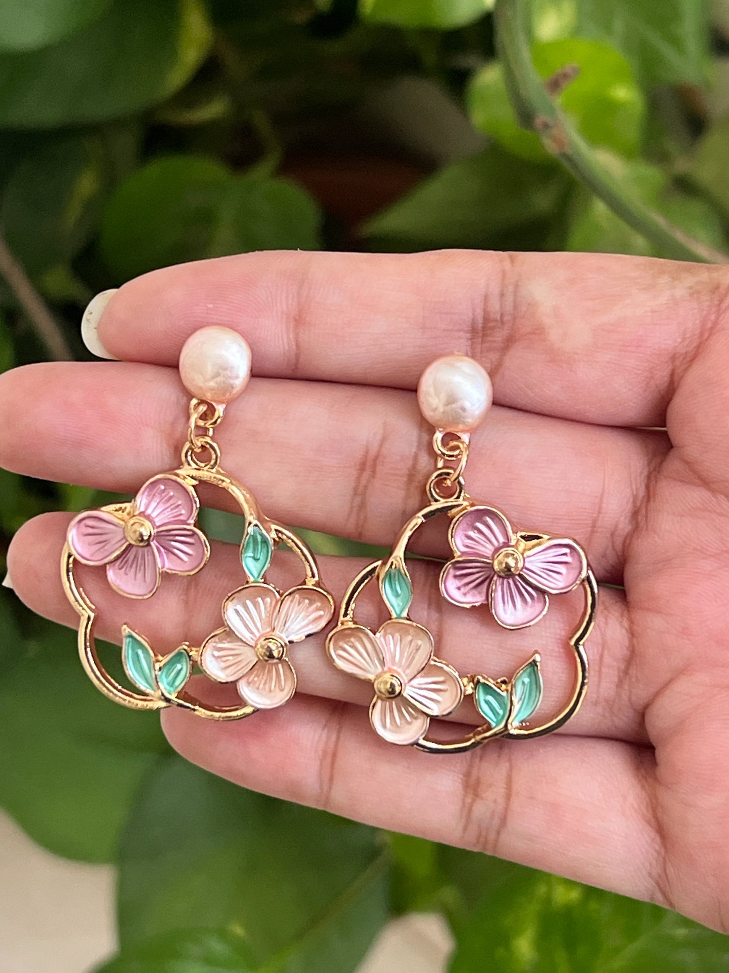 Multi colour earrings