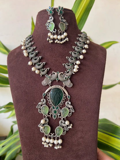 Oxidised necklace set