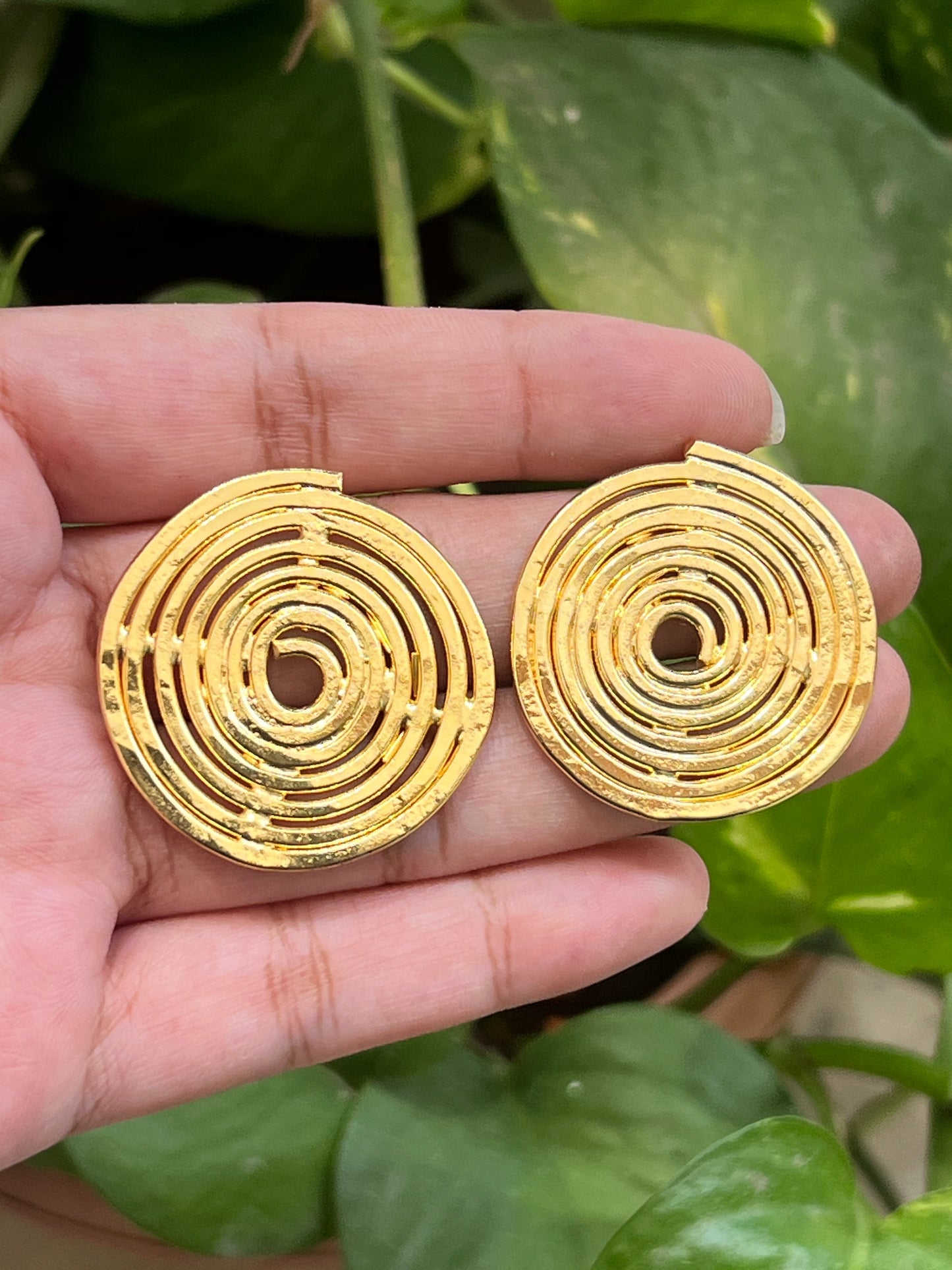 Spiral earrings