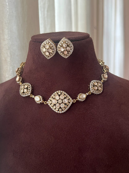 Polki necklace set