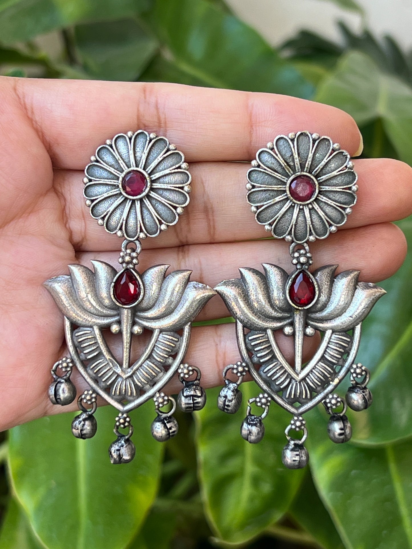 Oxidised earrings