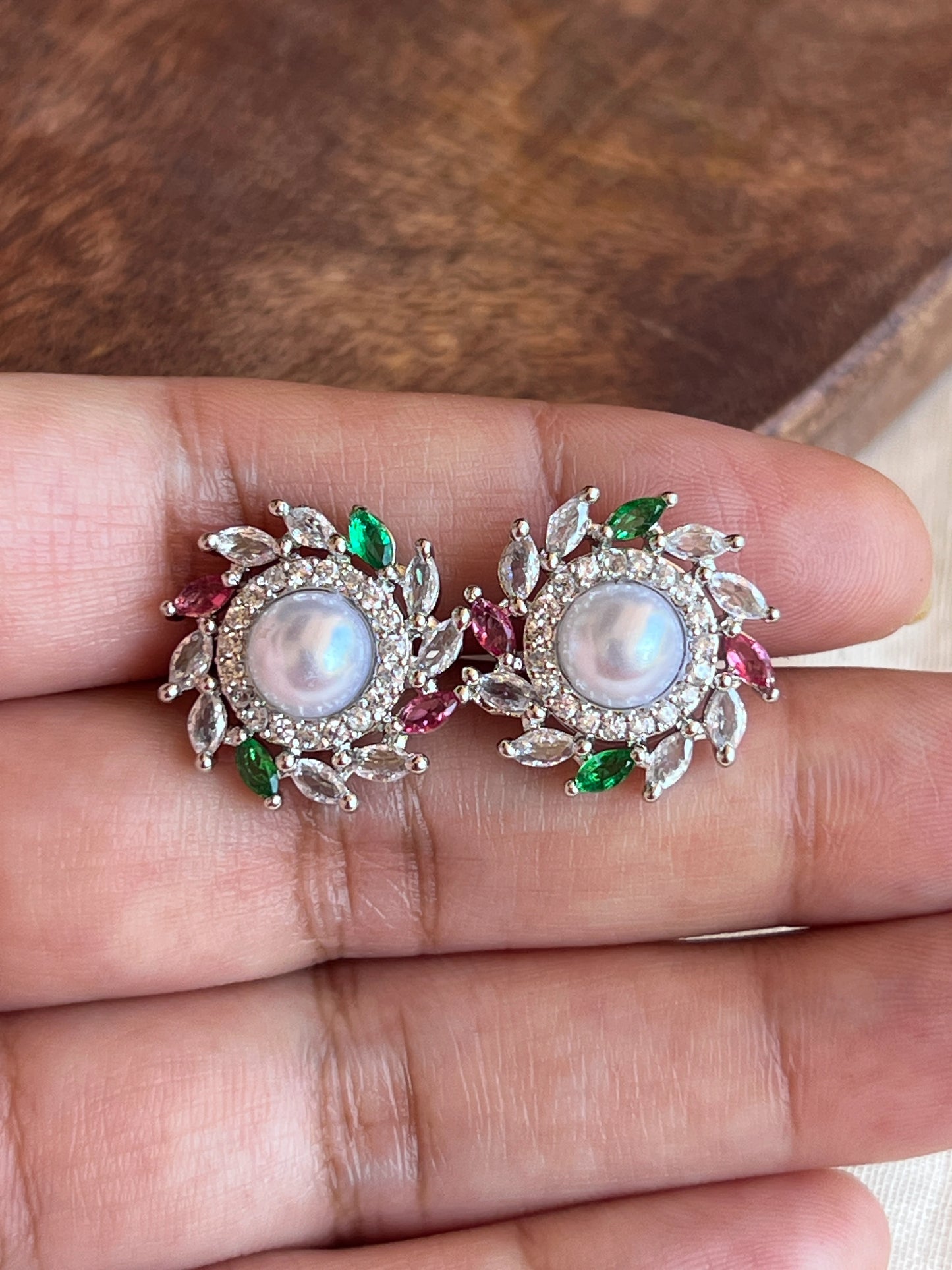 Multi  stone earrings