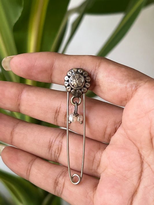 saree pins oxidised