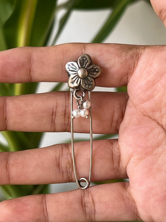 saree pins oxidised
