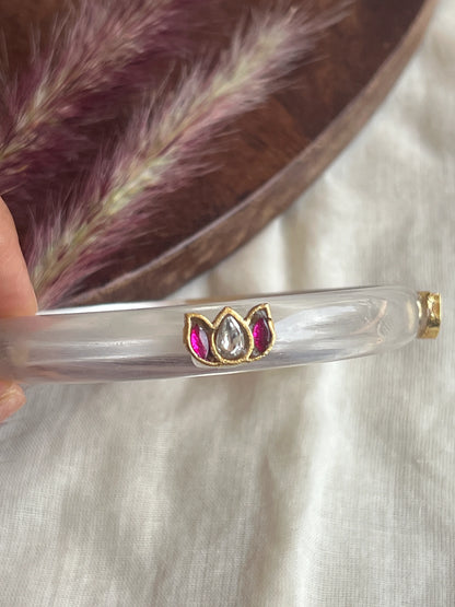 Resin kundhan bangle