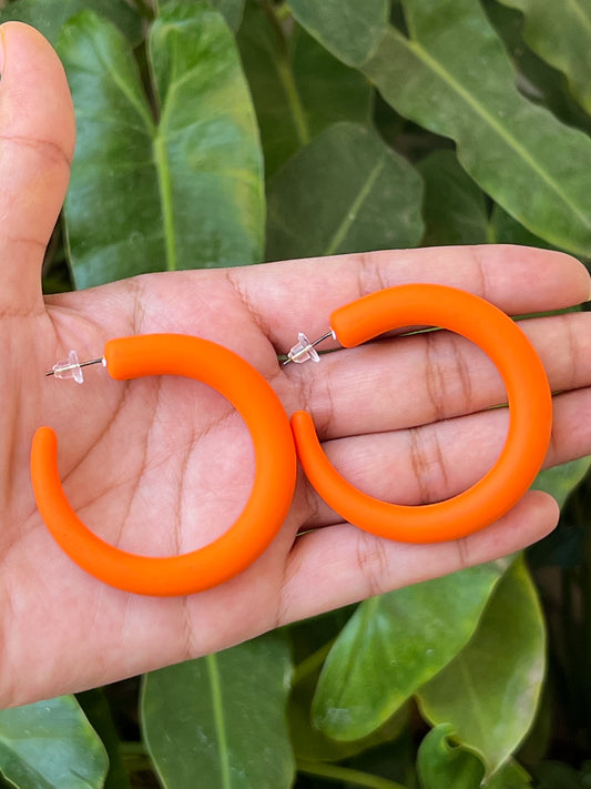 Orange hoops