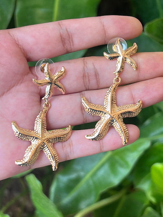 Star fish earrings
