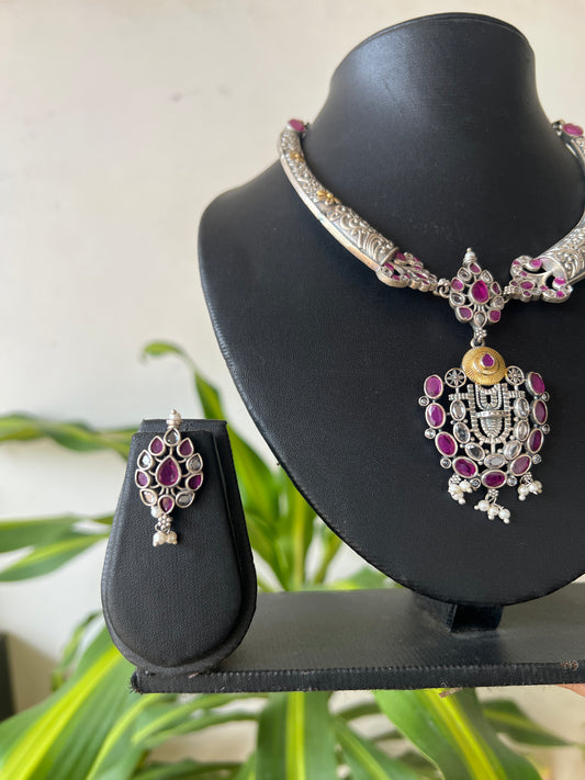 Dual tone necklace