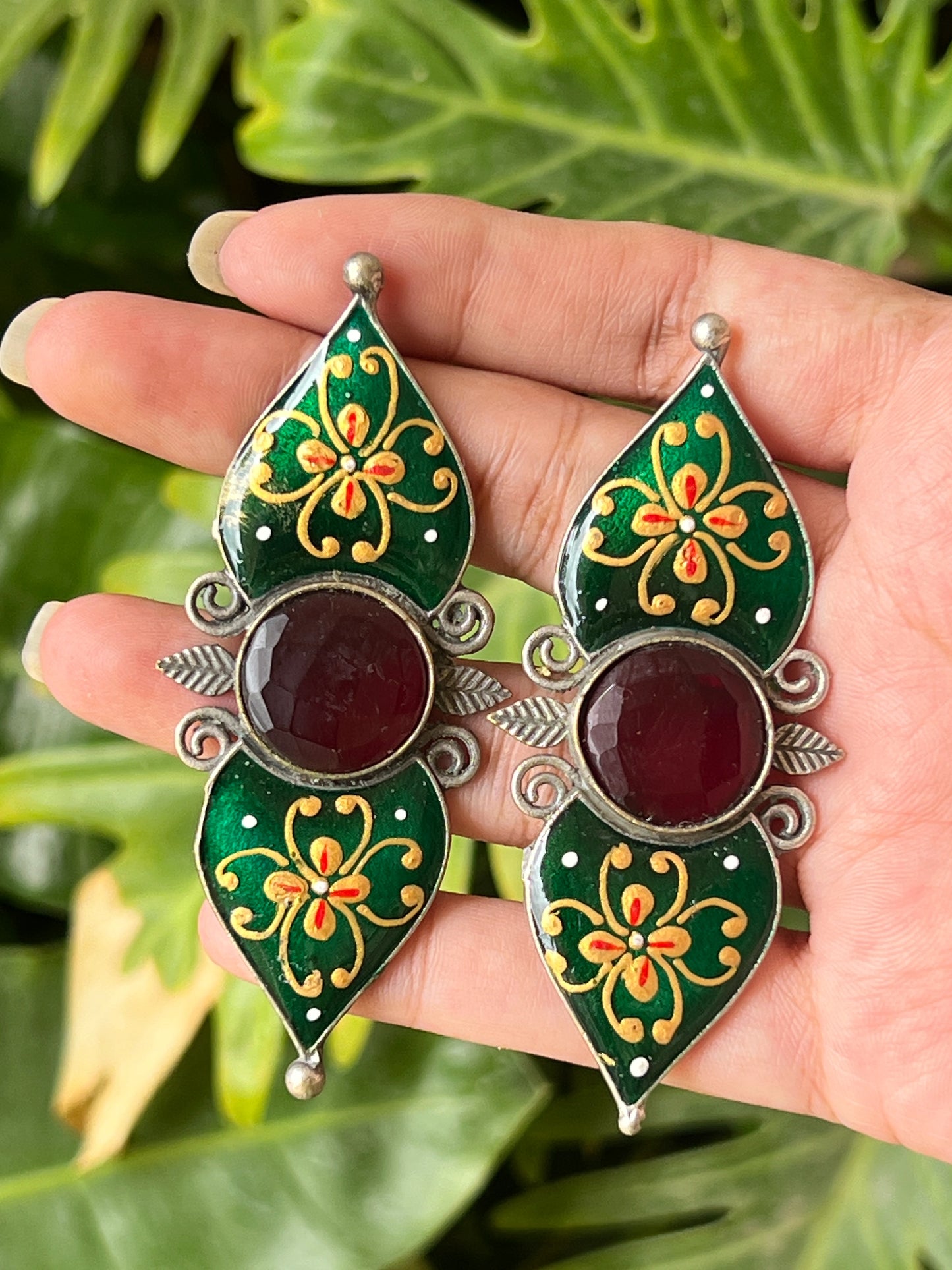 Meenakari Earrings