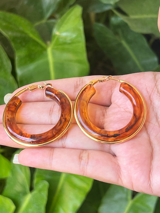 Brown hoops