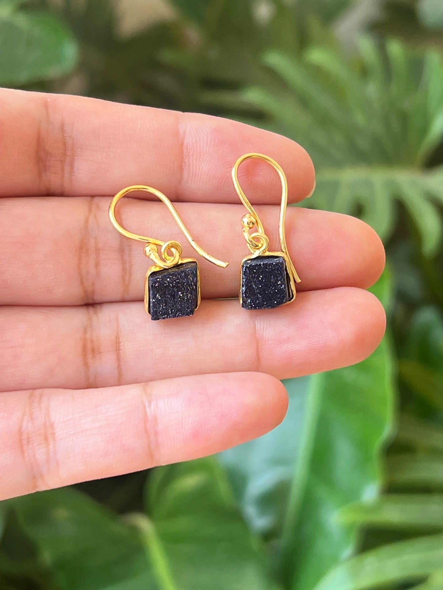 Stone earrings