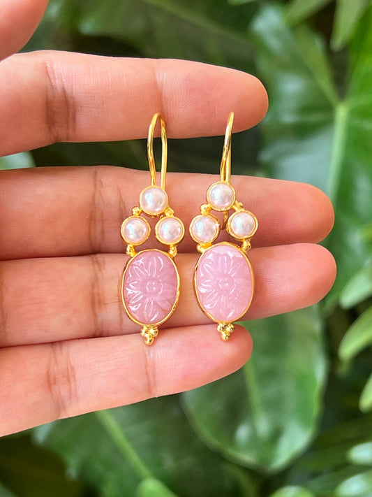 Stone earrings