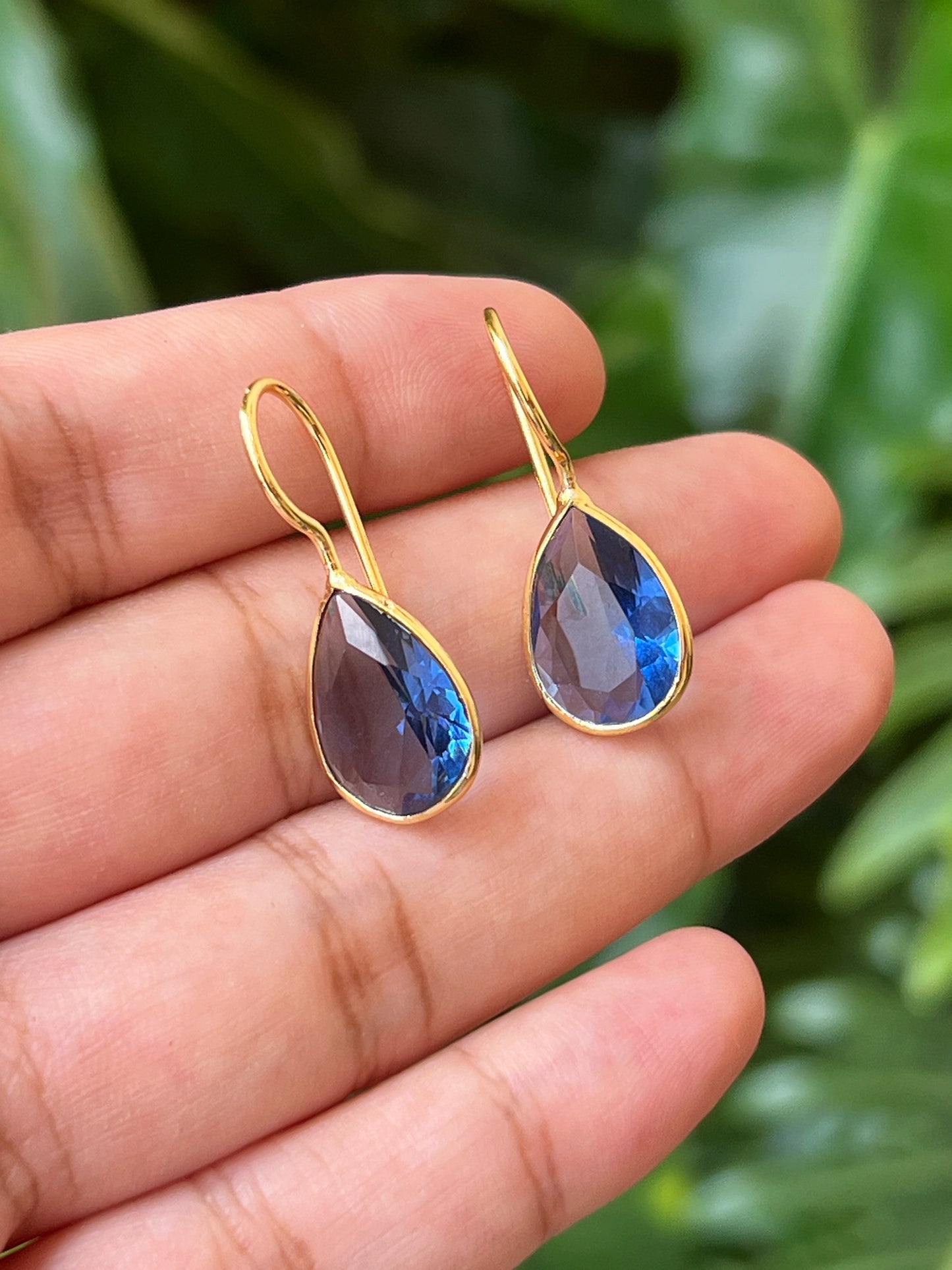 Stone earrings