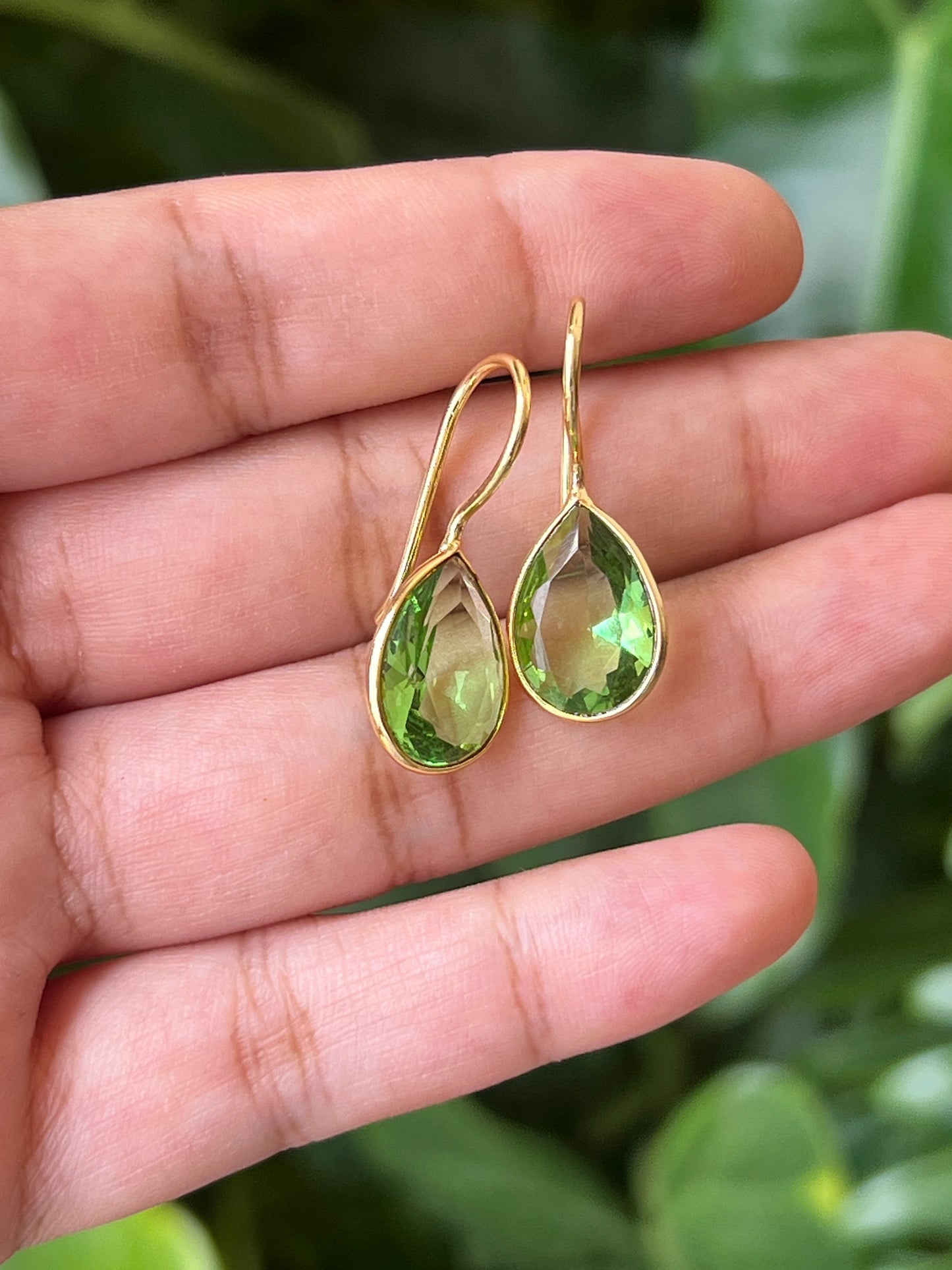 Stone earrings