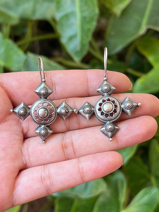Oxidised earrings