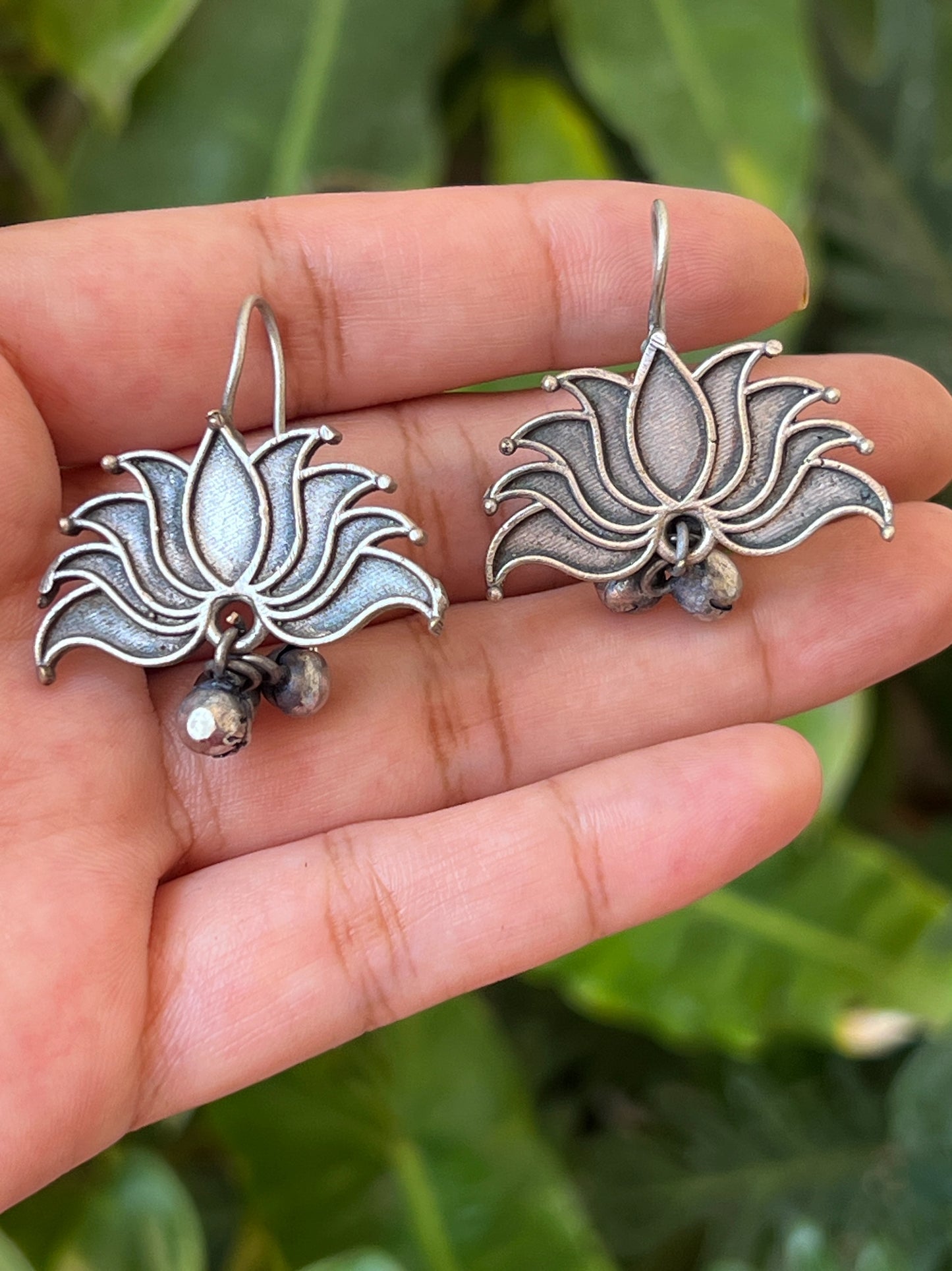 Lotus earrings