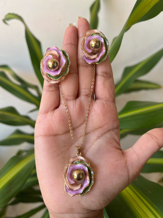 Anti tarnish necklace set