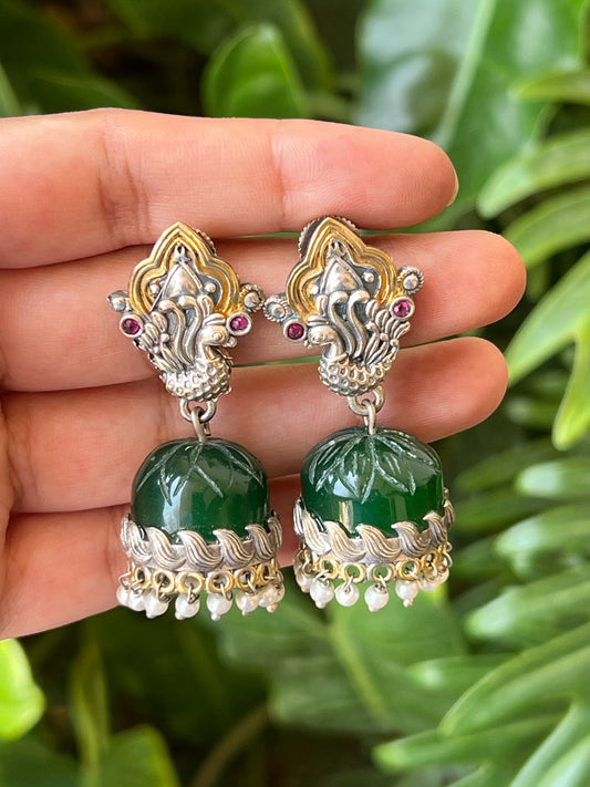 Stone jhumkas