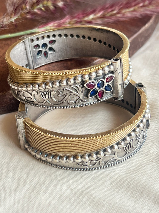 Dual tone bangles