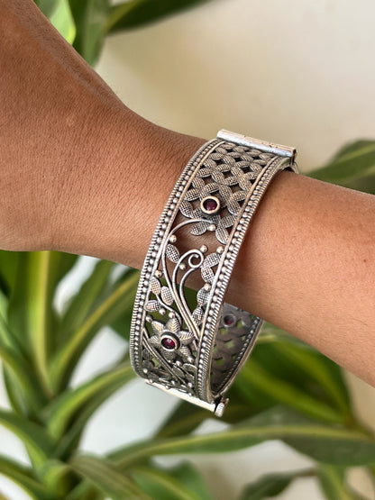 Oxidised bangles (red)