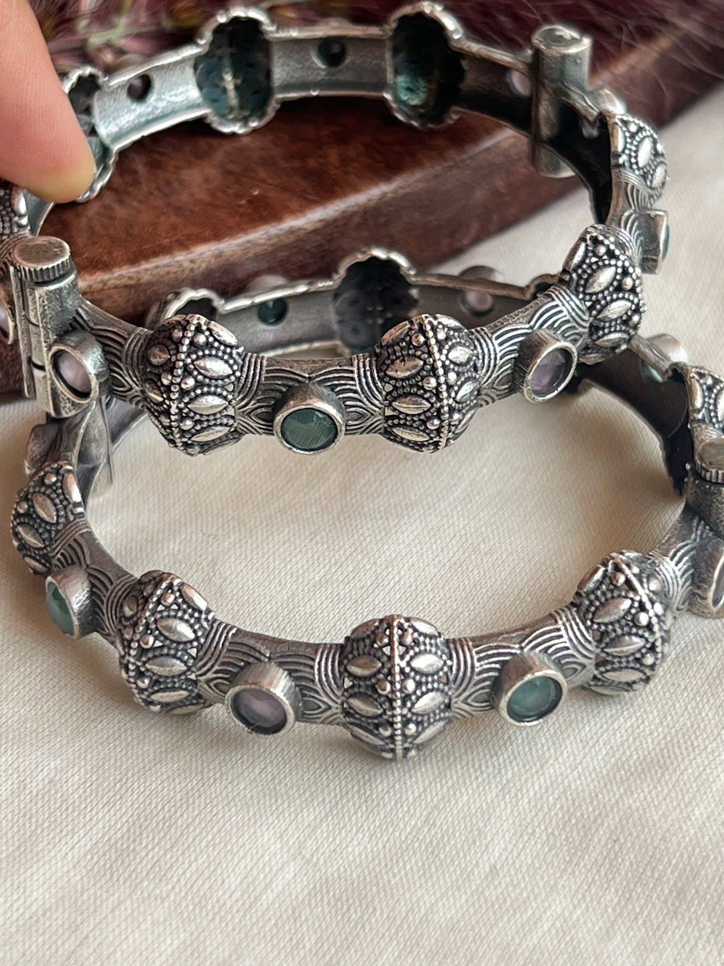 Oxidised bangles