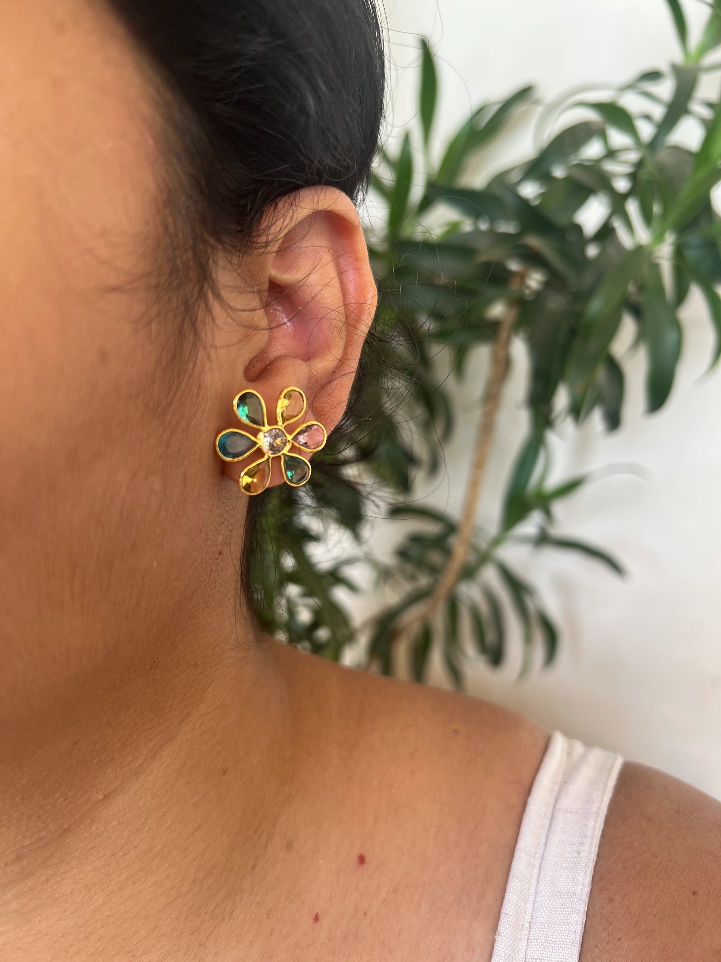 Pastel Stones studs