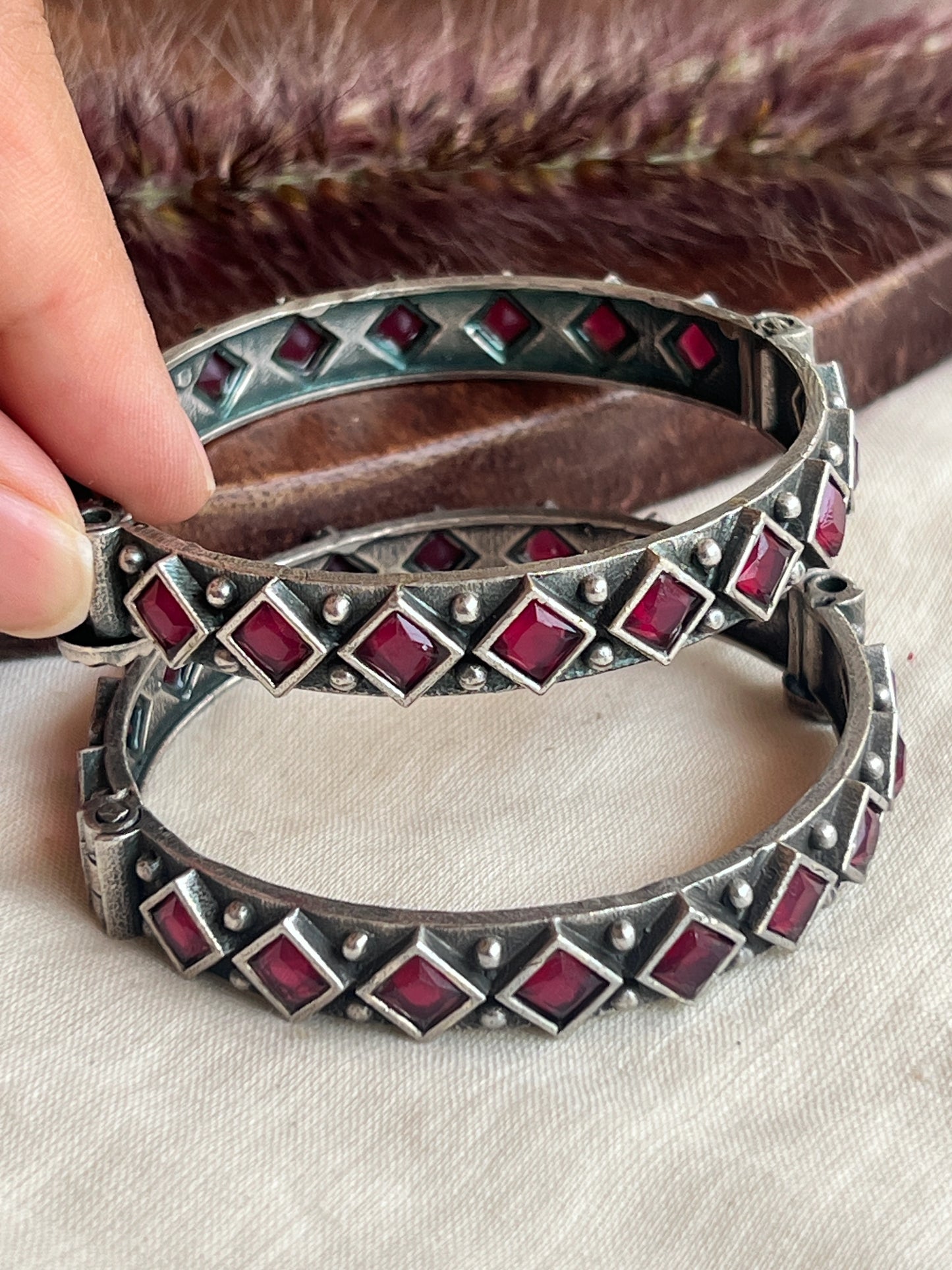 Oxidised bangles