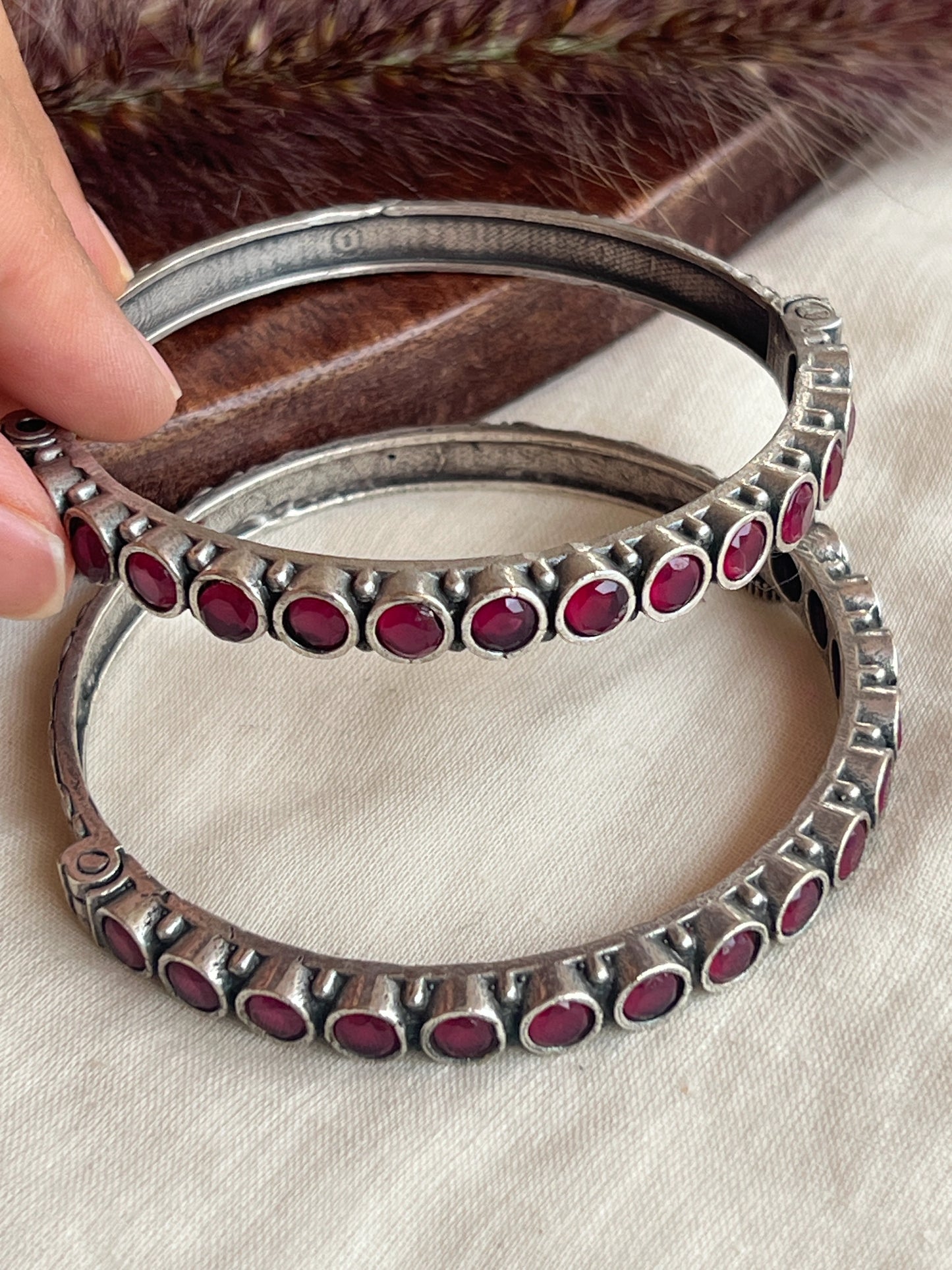 Oxidised bangles
