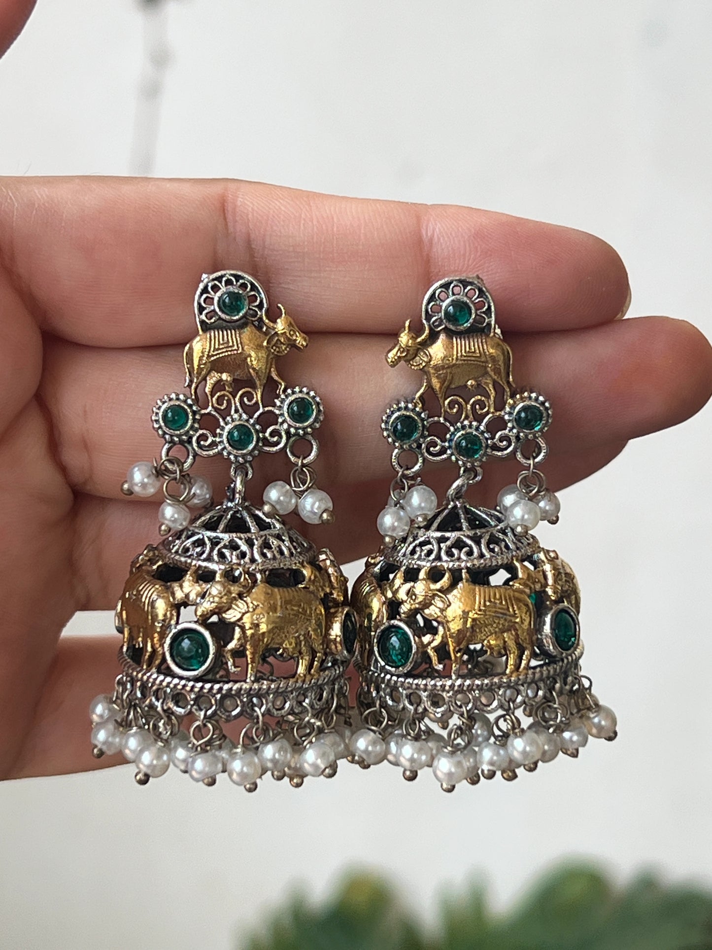Cow jhumkas