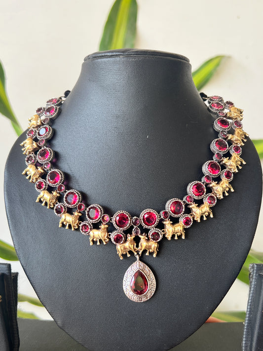 Dual tone necklace
