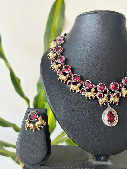 Dual tone necklace