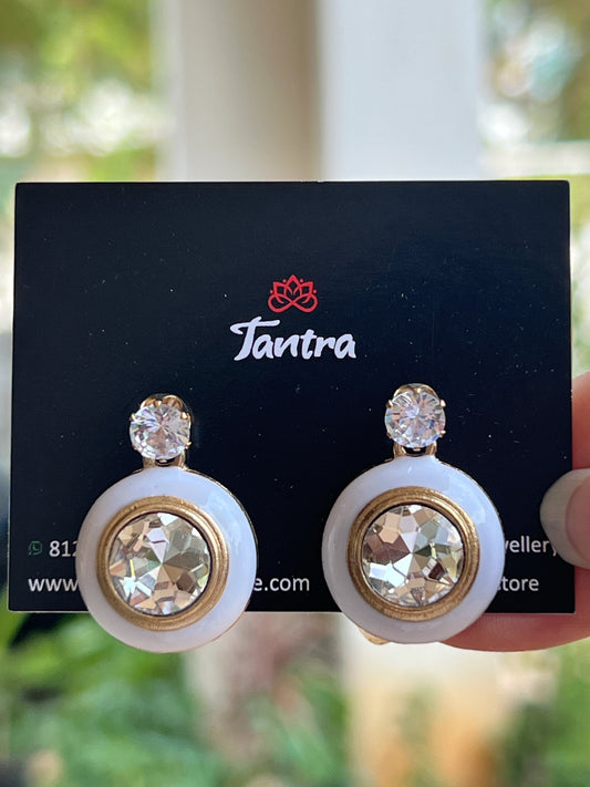 Enamel earrings