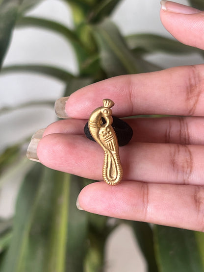 Brass peacock band