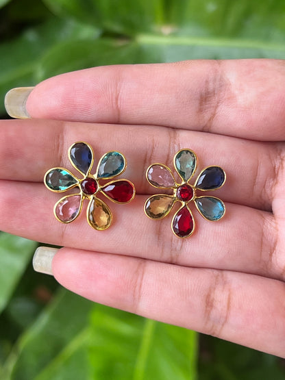 Multi Stones studs
