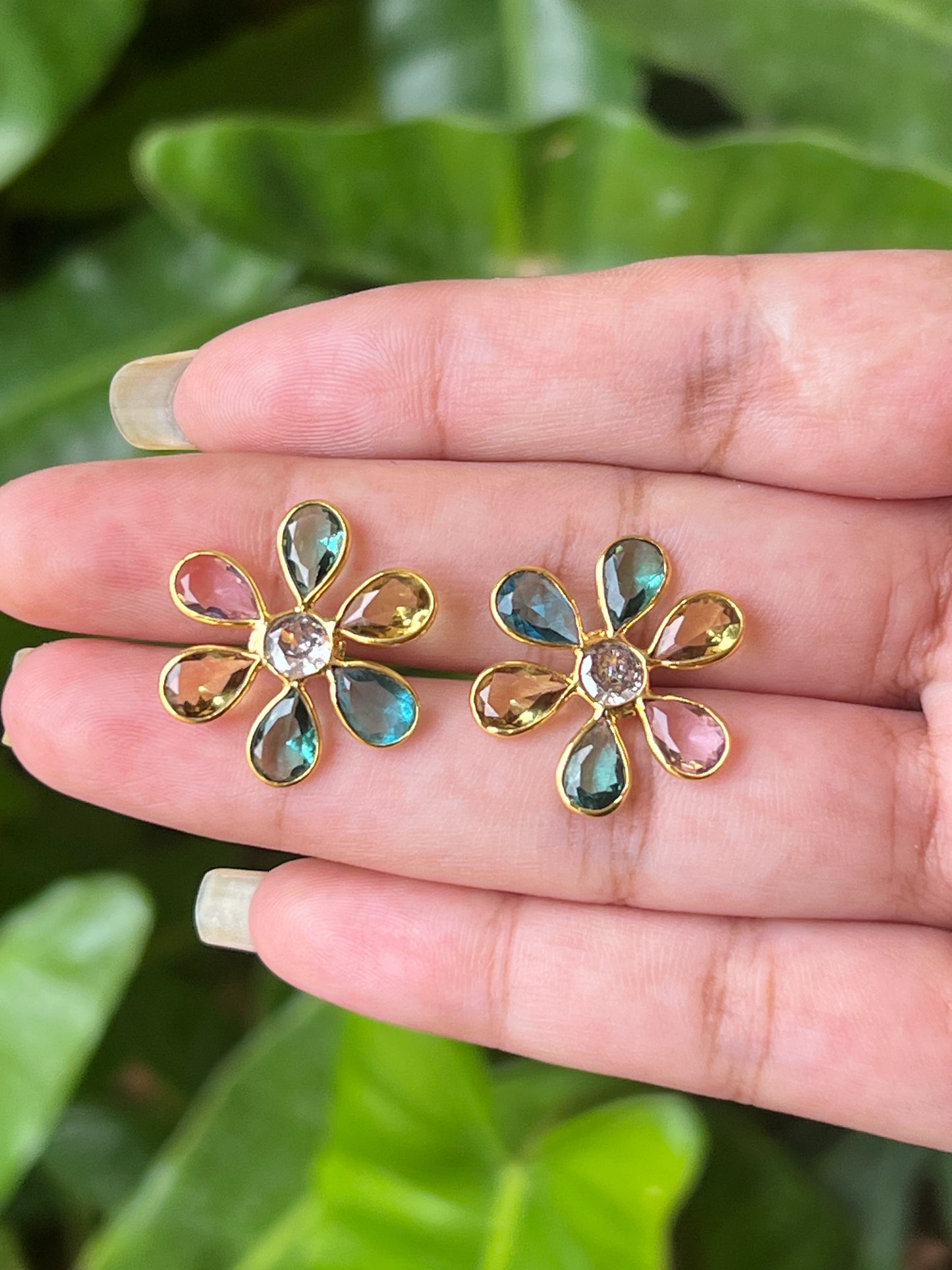 Pastel Stones studs