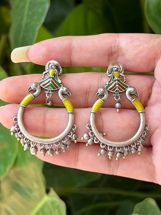 Handpainted girl chandbalis