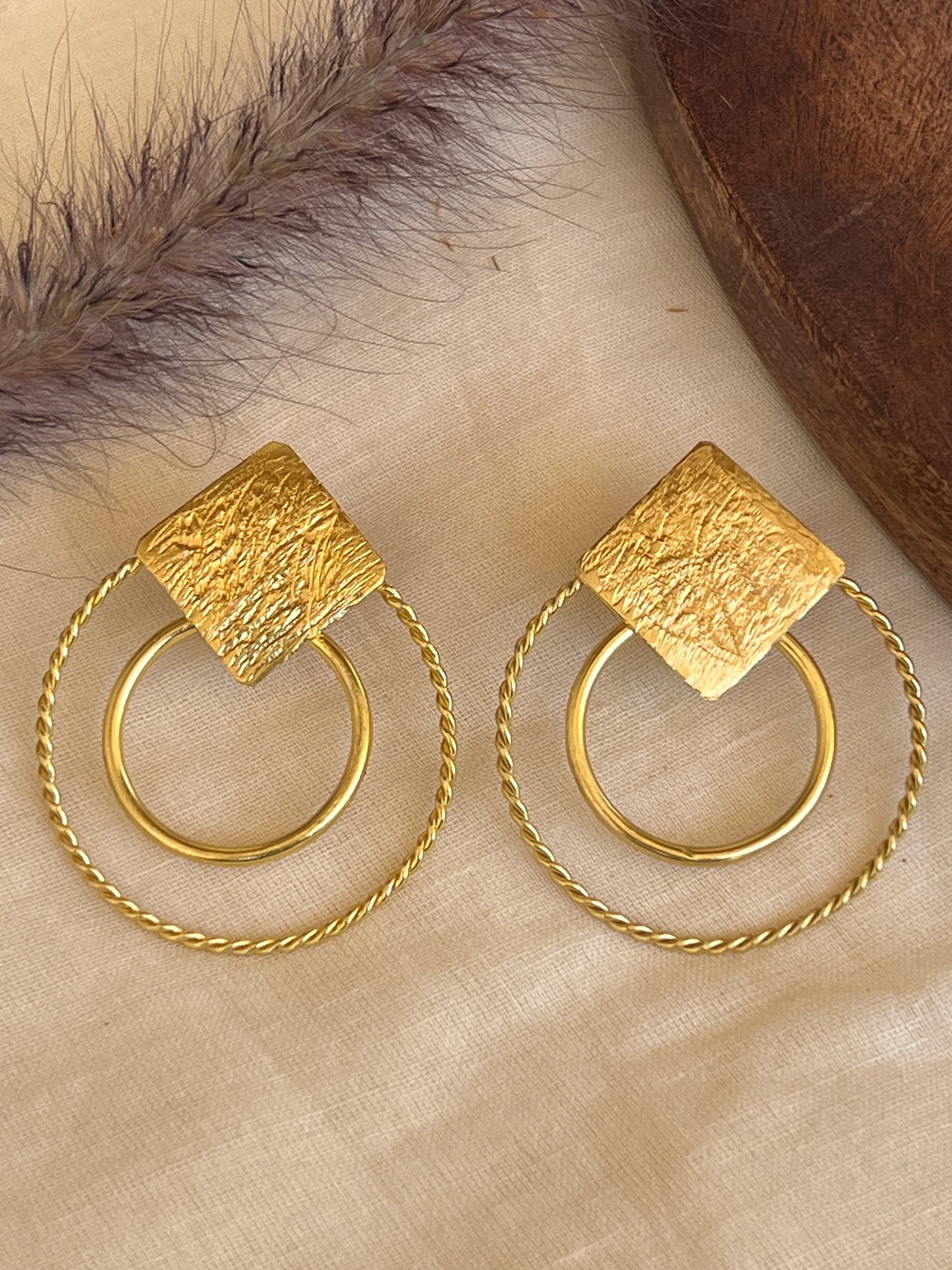 Statement earrings