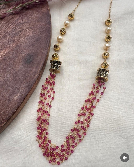 Antique beads mala