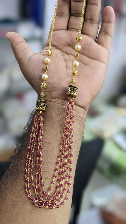 Antique beads mala